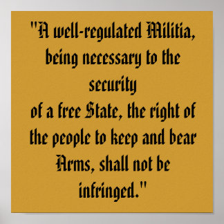 第2補正プリント ポスター