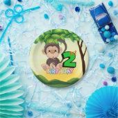 第2誕生会猿 ペーパープレート (パーティー)