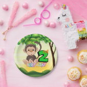 第2誕生会猿 ペーパープレート (パーティー)
