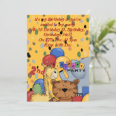 第2誕生会 招待状 (スタンド正面)