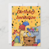 第2誕生会 招待状 (裏面)