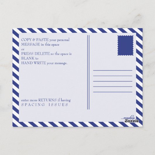 第2誕生日のまわりに公転太陽 ポストカード (裏面)