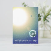 第2誕生日のまわりに公転太陽 招待状 (スタンド正面)