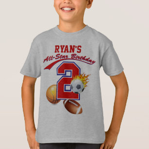 第2誕生日のオールスターは信号器のTシャツを遊ばします Tシャツ