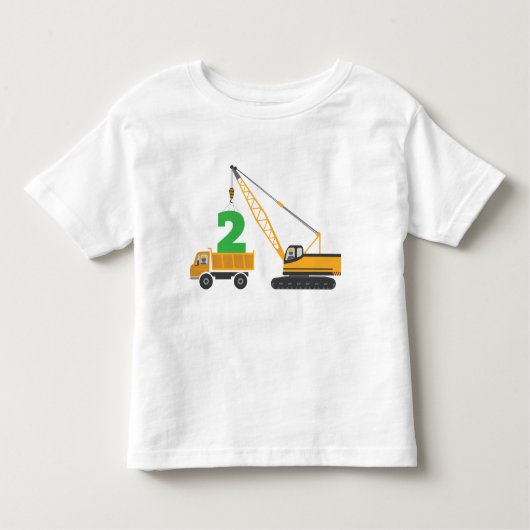 第2誕生日の建築のティー トドラーTシャツ (正面)