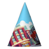 第2誕生日の普通消防車 パーティーハット (左)