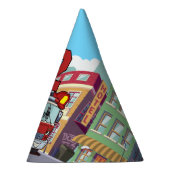第2誕生日の普通消防車 パーティーハット (右)
