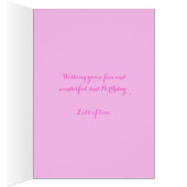 第2誕生日の花のカスタムで写実的で黄色いピンク (内側 (右))