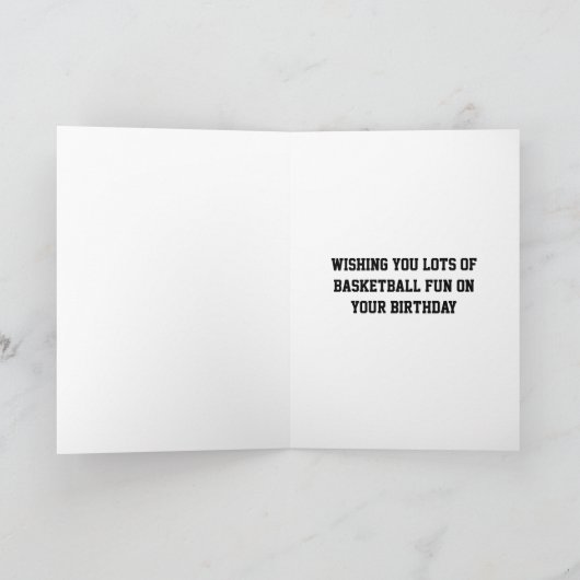 第2誕生日の赤と白のバスケットボール選手v2 カード (内部)