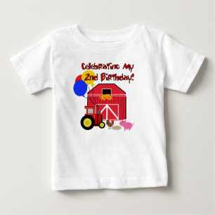 第2誕生日を耕作して下さい ベビーTシャツ