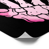 第2誕生日ウェルカムサイン、悪い2ボーン ポスター (角)