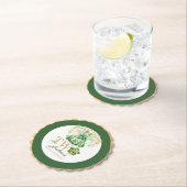 第2誕生日セントパトリックの日パーソナライズされた ペーパーコースター (インサイチュ)