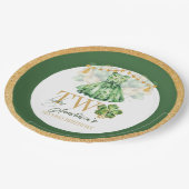 第2誕生日セントパトリックの日パーソナライズされた ペーパープレート (アングル)