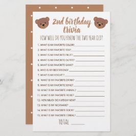 第2誕生日トリビアどのように良いゲームを知っている