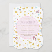 第2誕生日パーティー|プリンセスバレリーナイントゥトゥ 招待状 (裏面)