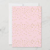 第2誕生日ピンクリトルカボチャが2回転 招待状 (裏面)