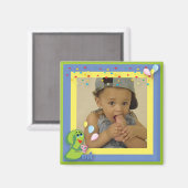 第2誕生日フォトフレーム磁石 マグネット (正面/裏面)