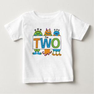 第2誕生日モンスターのティー ベビーTシャツ
