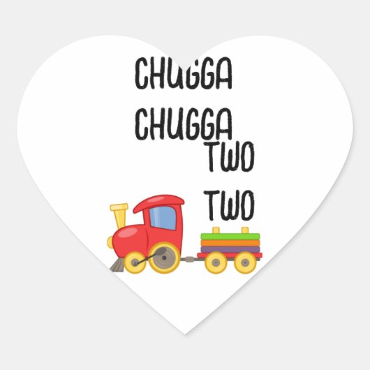 第2誕生日列車ステッカー ハートシール (正面)