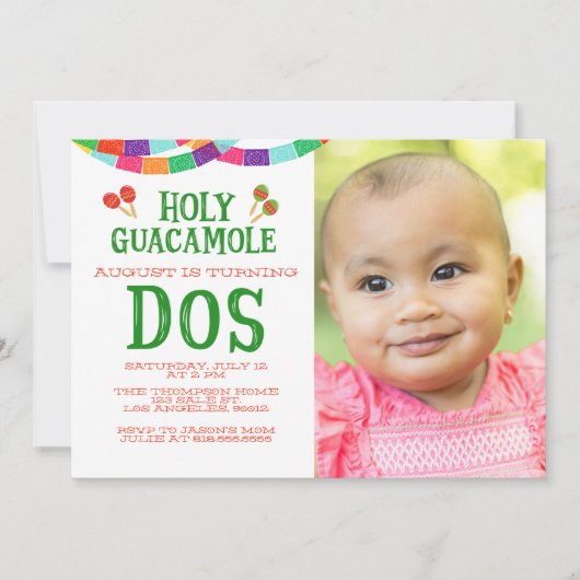 第2誕生日祭-写真- DOS 招待状 (正面)