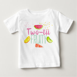 第2誕生日2のtiiのフルーツのようなワイシャツは実を結びます ベビーTシャツ