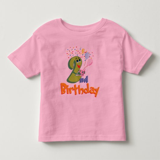 第2誕生日 トドラーTシャツ (正面)