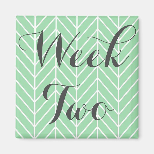 第2週マグネット マグネット (正面)