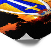 第2野戦部隊ベトナム南戦争パッチ ポスター (角)