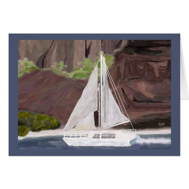 "第2風"の芸術カード (正面横)