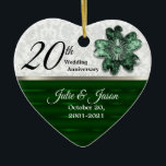 第20エメラルドグリーンの宝石 セラミックオーナメント<br><div class="desc">美しい第20エメラルドグリーンの花の宝石の結婚記念日のデザインの記念日のオーナメント、結婚のお祝いの20年記念日のカップルのための完全なギフト。 ⭐はこのプロダクトカスタマイズ可能な100%です。 グラフィックや文字は、加える、ことができます削除されて、動かされて、サイズ調整をされて、回されて変えられて、等… 私の店の私のデザインの99%は層で行われます。 これは各プロダクトに完全に合うようにサイズ調整をし、グラフィックおよび文字を動かすことをあなたが容易にします。 ⭐(命令する前にまたは移動グラフィックサイズ調整をすること確実がもし必要ならあって下さい)また"Zazzle他のプロダクトのデザイン"を移し、Zazzle項目のほとんどに合うためにデザインを調節できます。  (ボタンはページの右側にあります)文字のグラフィックのいくつかに箱を記入すること準備ができたがありますまたはのフォントかグラフィック加えるか、動くか、削除するか、サイズ調整をするか、背景色をまたは変えるためにカスタマイズ"ボタン"つけることができます。  デザインは専門のプリントのための高リゾリューションのベクトルやデジタルグラフィックとなされます。 ⭐のノート: (これはプリントです。 すべてのzazzleの製品設計は区域の下に"このプロダクト"についての"プリント"特記されない場合はです)デザインがあなたとそっくりに見る印刷され、色およびフォントか区域で正しく合うあなたのスペリングおよび言葉遣いがあるのをいかにそれが好むかであるグラフィックか文字の何れかのサイズ調整をすることのあなたの変更をいつするかスクリーンとプロダクトの…そう確かめる喜ぶことを。    "デザイン"についての質問を有したりまたは助けを私をsiggyscott@comcast.netで連絡するか、または私の店リンクを訪問することを必要とすれば: https://www.zazzle.com/store/designsbydonnasiggy?rf=238713599140281212 (コピーアンドペーストして下さい)私は救済して幸せです。  ⭐他のすべての質問(船積み、払い戻し、印刷、プロダクト、等…) Zazzleかメーカーの⭐の⭐に直接連絡して下さい。 サポートおよび私の店- DesignsbyDonnaSiggy --に立寄るためにありがとう。  ©ドーナSiegrist</div>