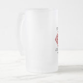 第20エンジニアのベトナムによって曇らされるマグ フロストグラスビールジョッキ (正面左)