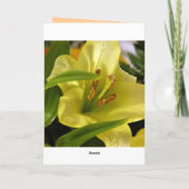 第20バースデー・カード カード (裏面)