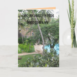 第20バースデー・カード カード