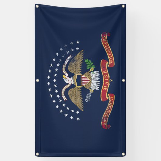 第20メインの旗の旗-動揺してなヴィンテージ 横断幕 (縦)