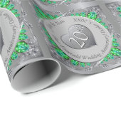 第20回エメラルドプラチ結婚ナム記念日 ラッピングペーパー (ロールコーナー)