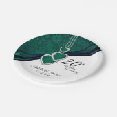 第20回エメラルド結婚ズ記念デザイン ペーパープレート (アングル)