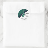 第20回エメラルド結婚ズ記念デザイン ラウンドシール (バッグ)