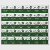 第20回エメラルド・グリーン記念日 | DIY文字 ラッピングペーパー (フラット)