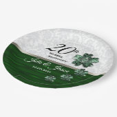 第20回エメラルド・ジュエル結婚ズ記念デザイン ペーパープレート (アングル)