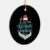 第20回クリスマス一緒にカップル家族マッチン セラミックオーナメント (右)