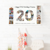 第20回バースデーパーティー第20回フォトコラージュ 横断幕 (インサイチュ)