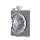 第20回プラチ結婚ナ記念日メダリオン フラスク (左)