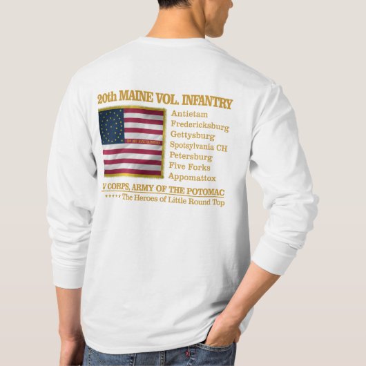 第20回メーン義勇歩兵(BH) Tシャツ (裏面)