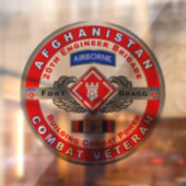 第20回技術者旅団アフガニスタン退役軍人 ウィンドウサイン (シート2)