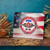 第20回技術者旅団アフガニスタン退役軍人 フォトプラーク (側面)