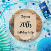 第20回誕生日パーティー ペーパープレート (パーティー)