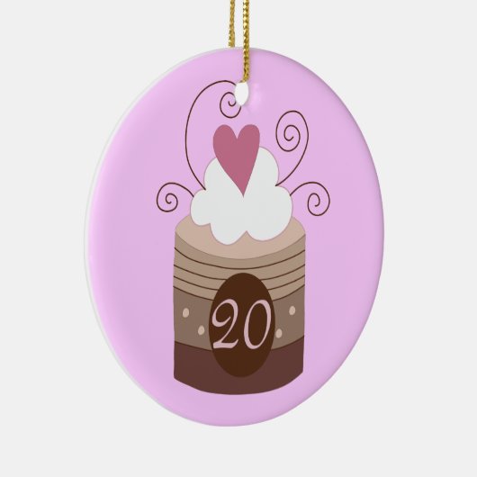 第20彼女のための誕生日プレゼントのアイディア セラミックオーナメント (右)