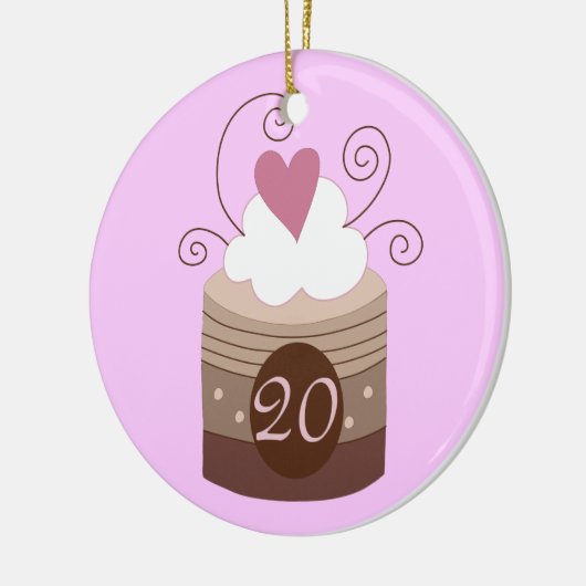 第20彼女のための誕生日プレゼントのアイディア セラミックオーナメント (左)