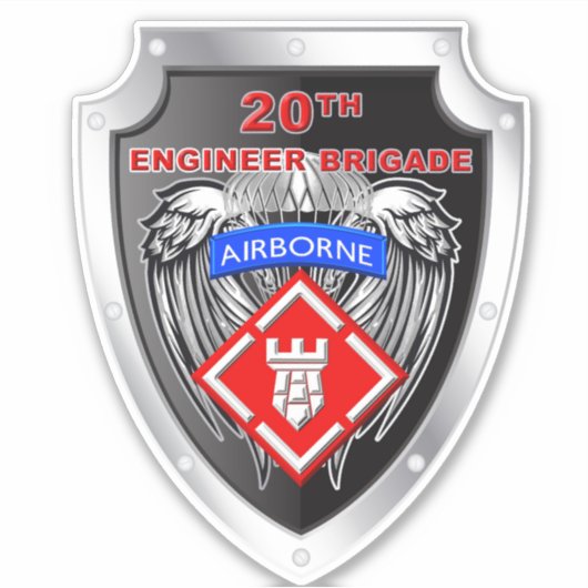 第20旅団空挺師団 シール (正面)