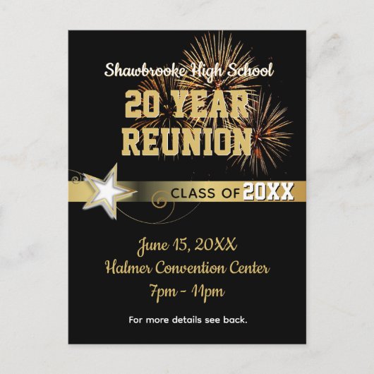 第20期クラス懇親会招待状はがき ポストカード (正面)